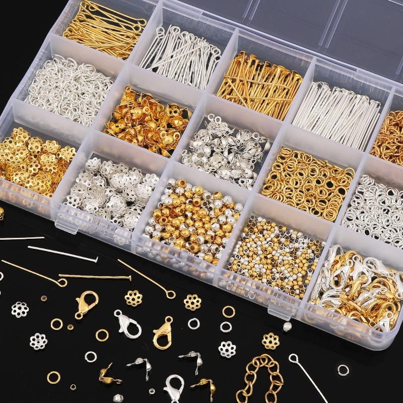 1260pcs/Set Jewelry Making Starter Kit Earrings Necklace Findings DIY