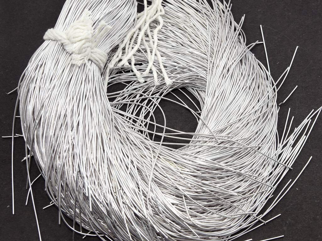 999 Fine Pure Silver Dapka / Dabka / French Wire for Aari, Zardosi Embroidery