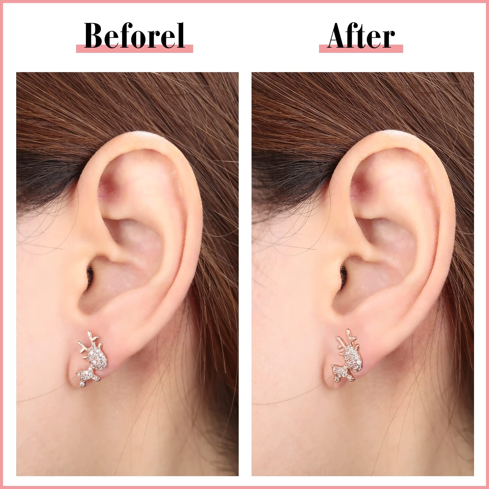 Highergo 30 Pieces Large Earring Back Jumbo Backs Secure Silver