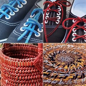 10 Yards Flat Genuine Leather Laces, Leather Strips Cord, Full Grain Cowhide …