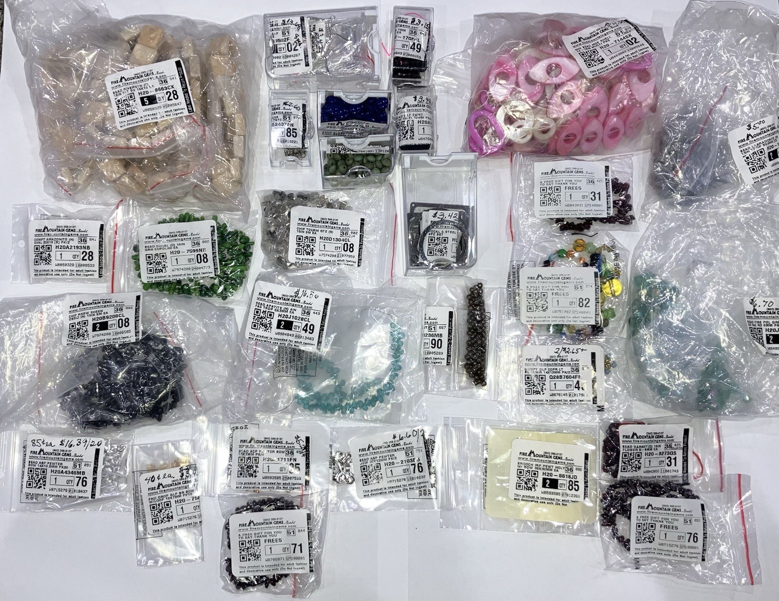 Fire Mountain Gems Assorted Bead Lot