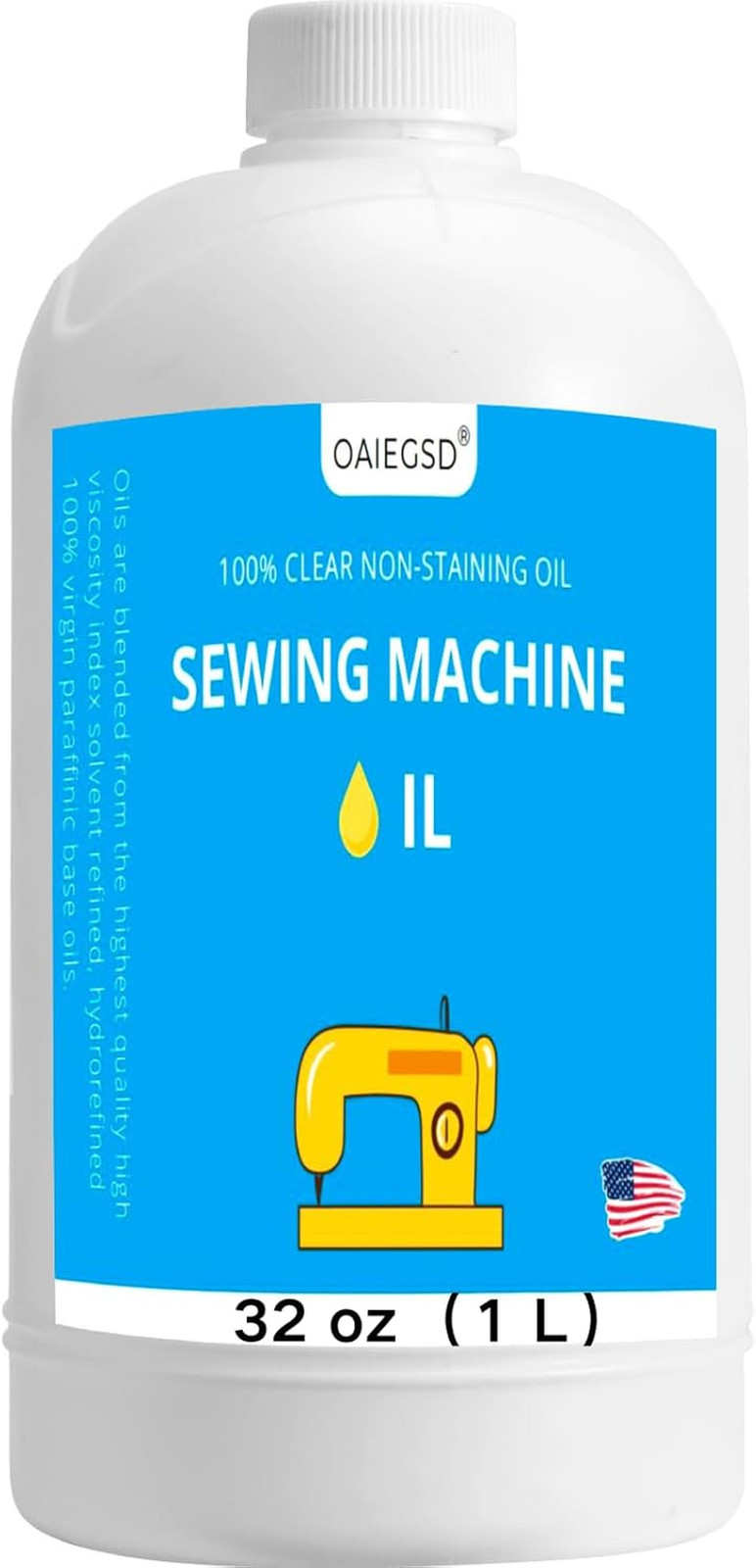 32 Oz Fine Light Sewing Machine Oil and Lubricant, Commercial & Industrial Miner