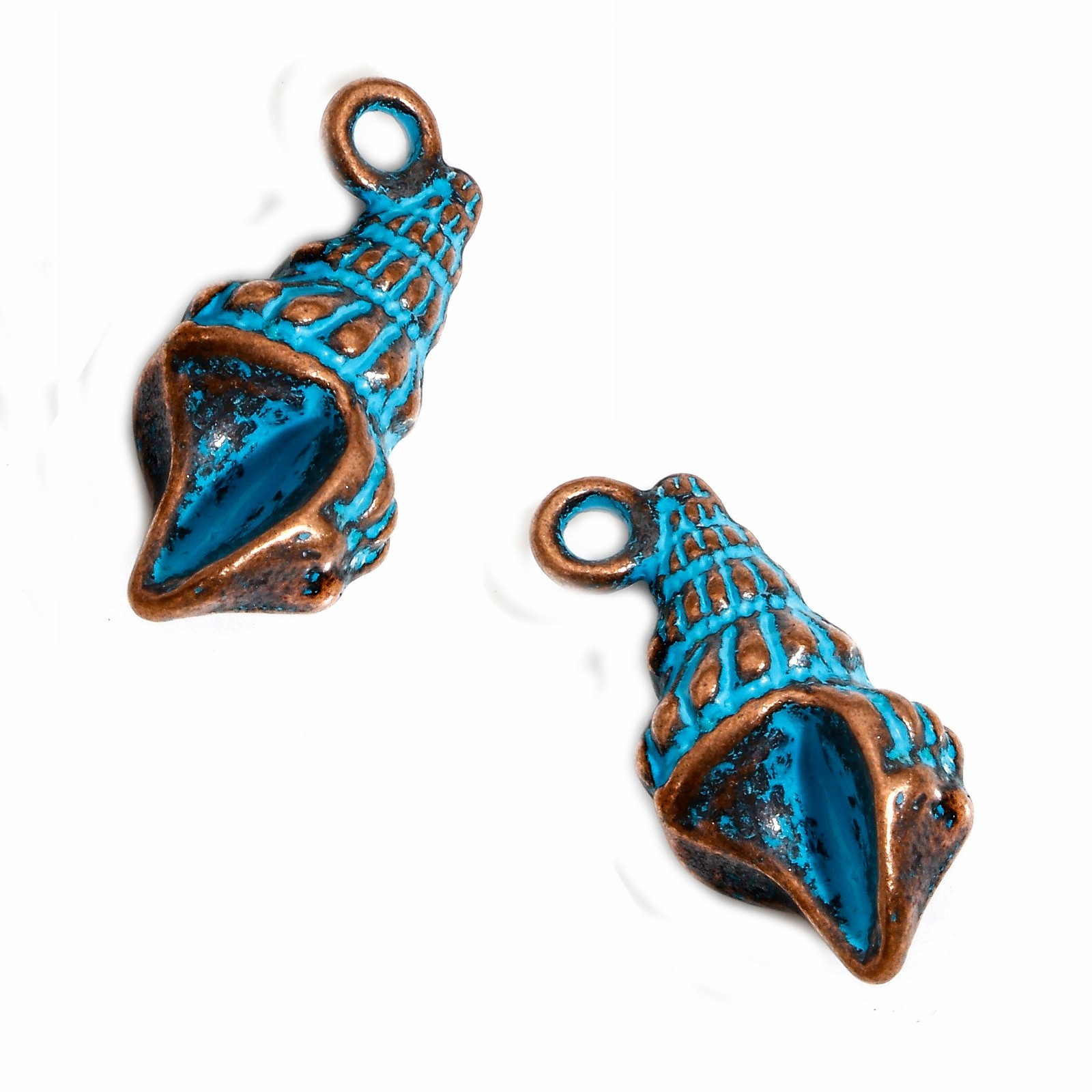 Crab Beach Charms 24mm Blue Copper Summer Ocean Pendants C916404 – 5 Or 10PCs