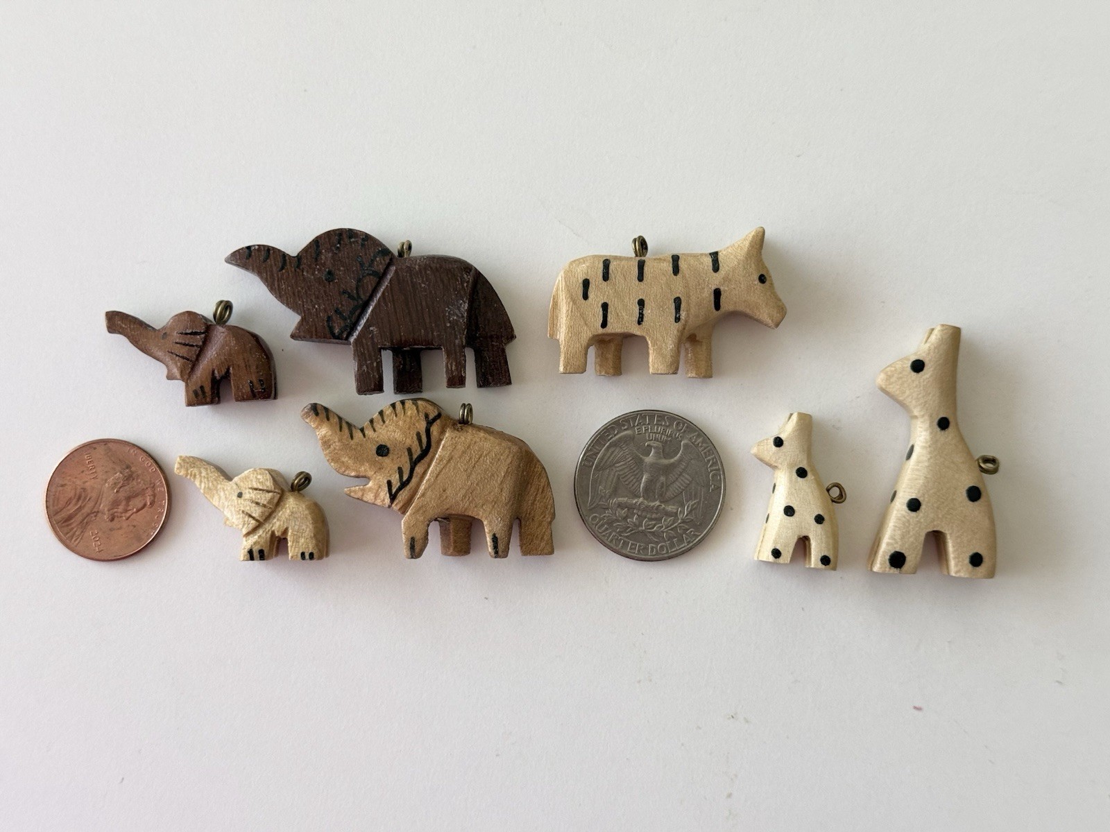 Bulk Animal Charm Wood Pendant DIY Jewelry Making 380 pcs