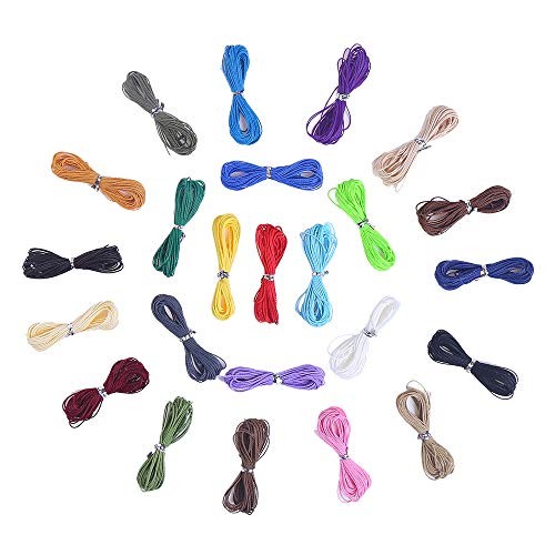 1mm Polyester Waxed Cord String Macrame Bracelet Thread for DIY 131 yards