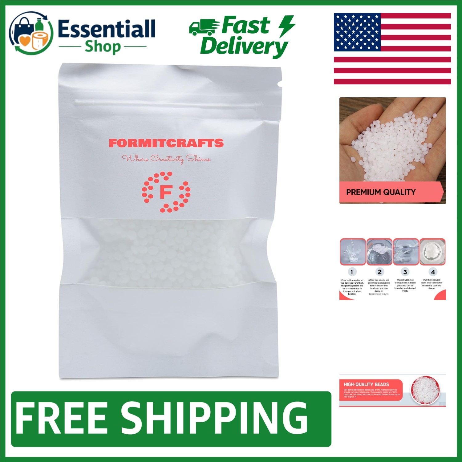 Moldable Thermoplastic Pellets (25g) – Perfect for Adult Crafting Projects