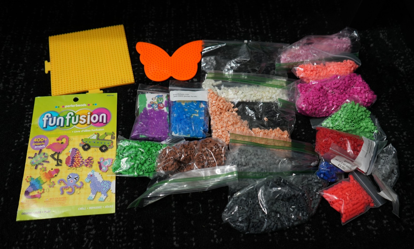 Pony beads and perler beads lot for jewelry and kandi