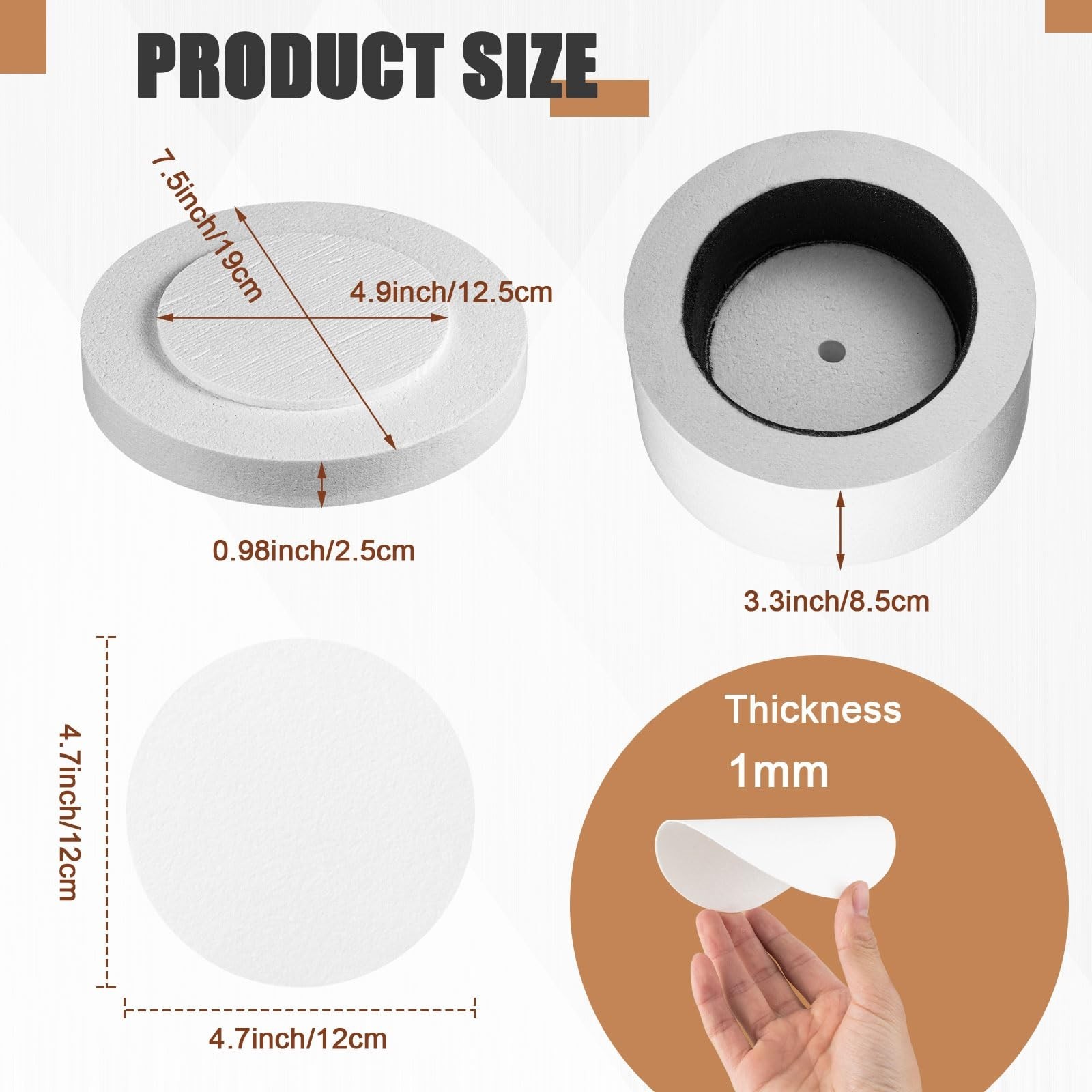 Tujoe Large Microwave Kiln with 50 Pcs Kiln Paper Professional Glass Jewelry …