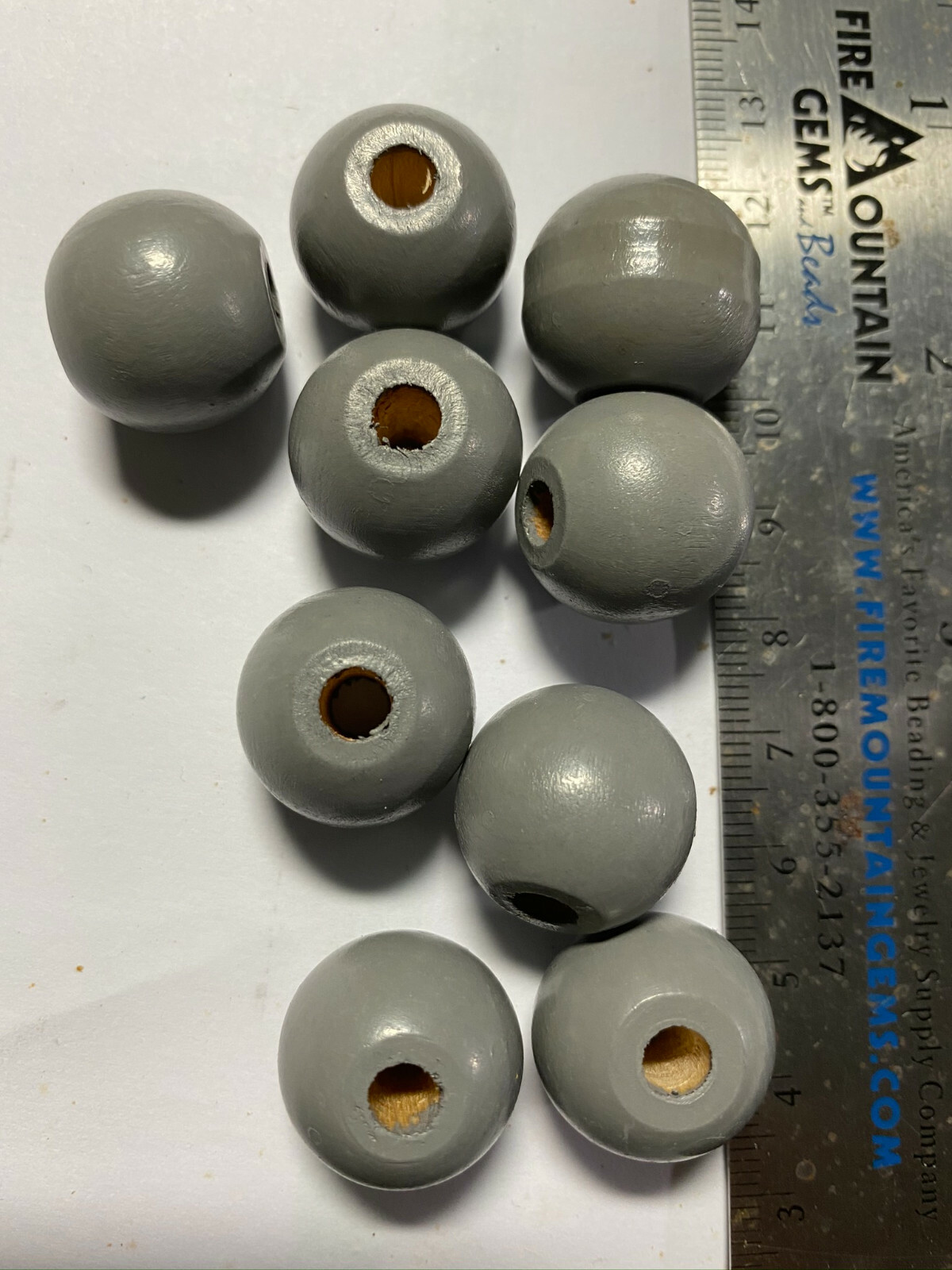Large Hole Woods Beads for Macrame