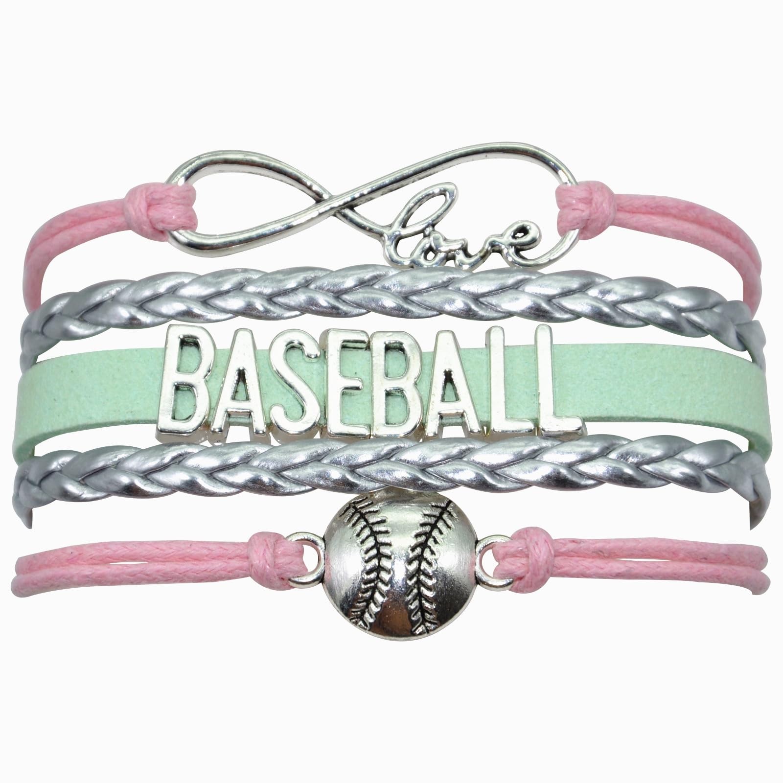 Baseball Bracelet – Charm Bracelet For Women, Men, Adult Baseball Lovers, Player
