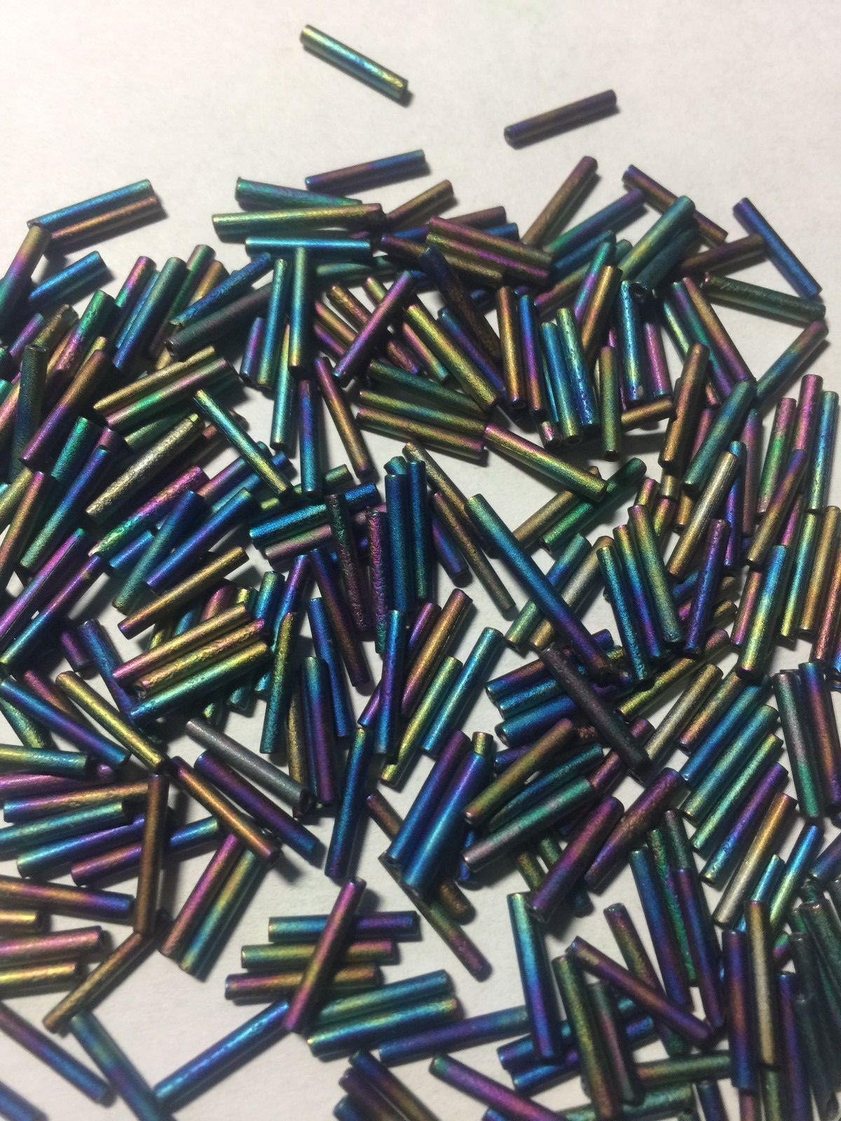 Size 5 Bugle Beads 12mm 35 Grams