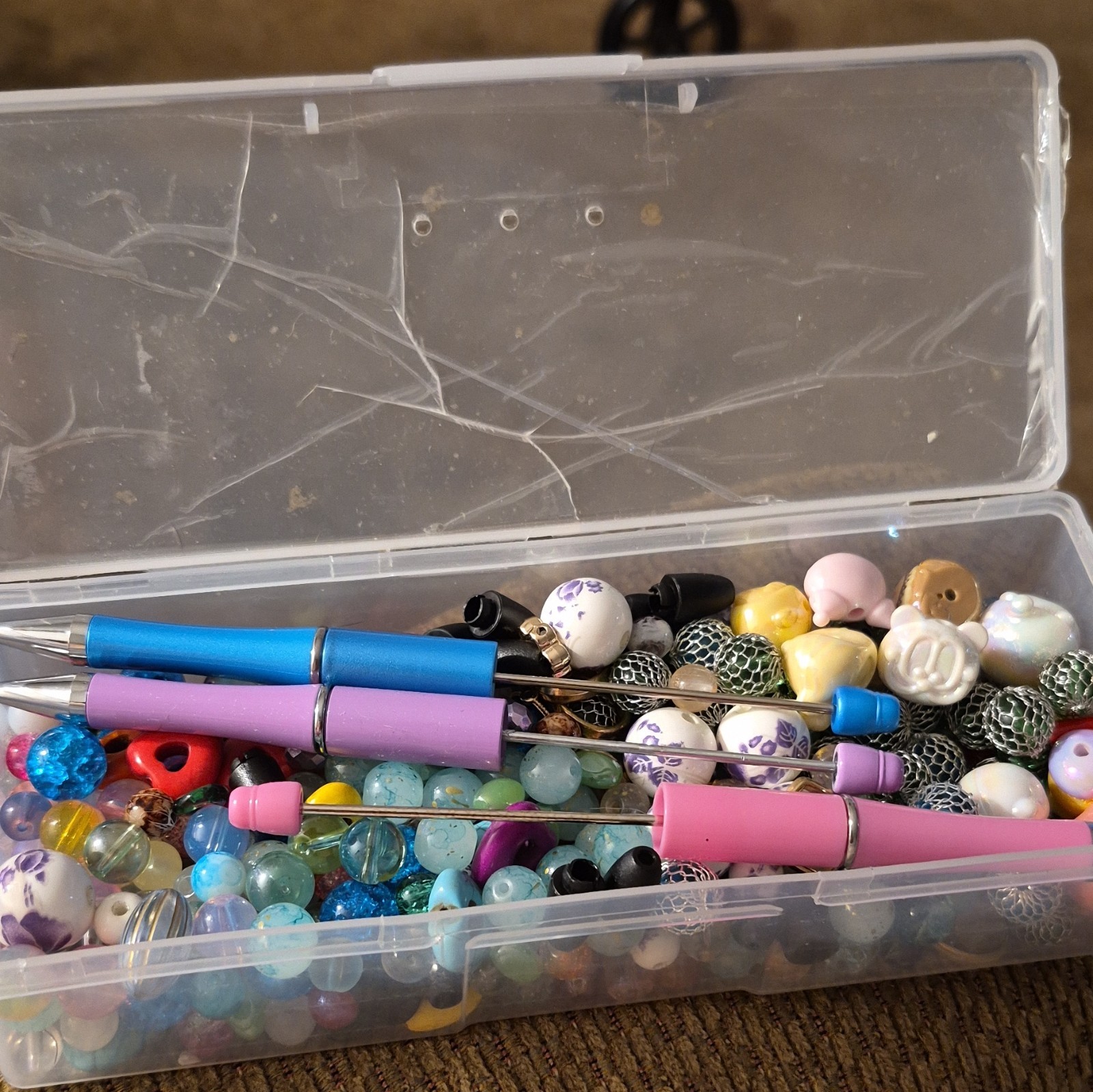 Bead Pen Lot Jewelry Charm Bracelet Crafting Supplies Crafting Supplies