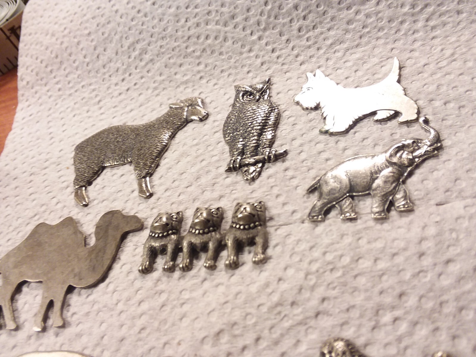 Jewelry Finding:9PCS Stampings and Cuts Silver Tone Findings 02-01-2025