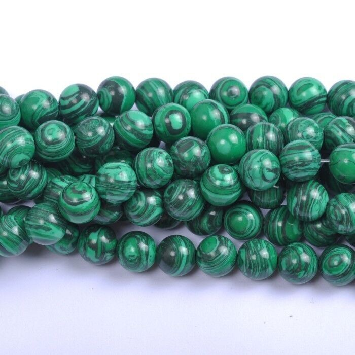 Wholesale Natural Gemstone Round Charms Spacer Loose Beads 4MM 6MM 8MM 10MM-12MM
