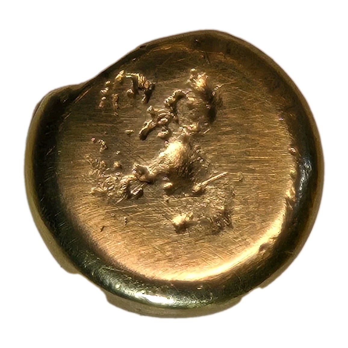 Nordic Gold Round 7.2 Grams Jewelry Making DIY Metal Melting Craft Button Disc