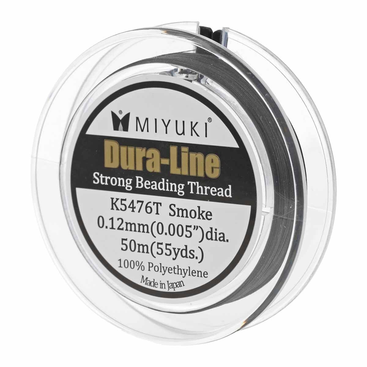 Beading Thread Miyuki Dura-Line DUR01520BK Smoke 0.15 mm 20 m 18 lbs Test