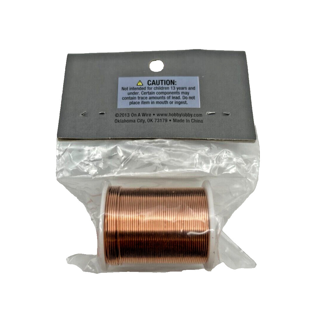 Copper Bead Craft Wire 10YD 20GA – On a Wire/Hobby Lobby