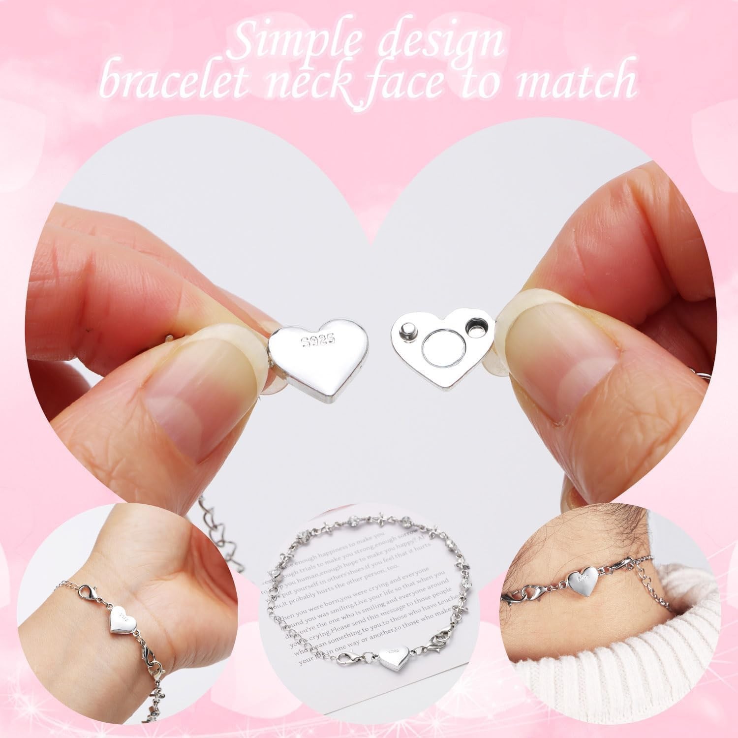 Magnetic Jewelry Clasps, Magnetic Necklace Clasps and Closures Easy-to-Use fo…