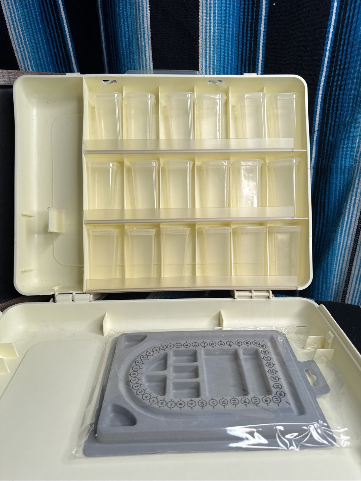 Bead Buddy Travel Work Storage Complete Case w/ Bead Design Board