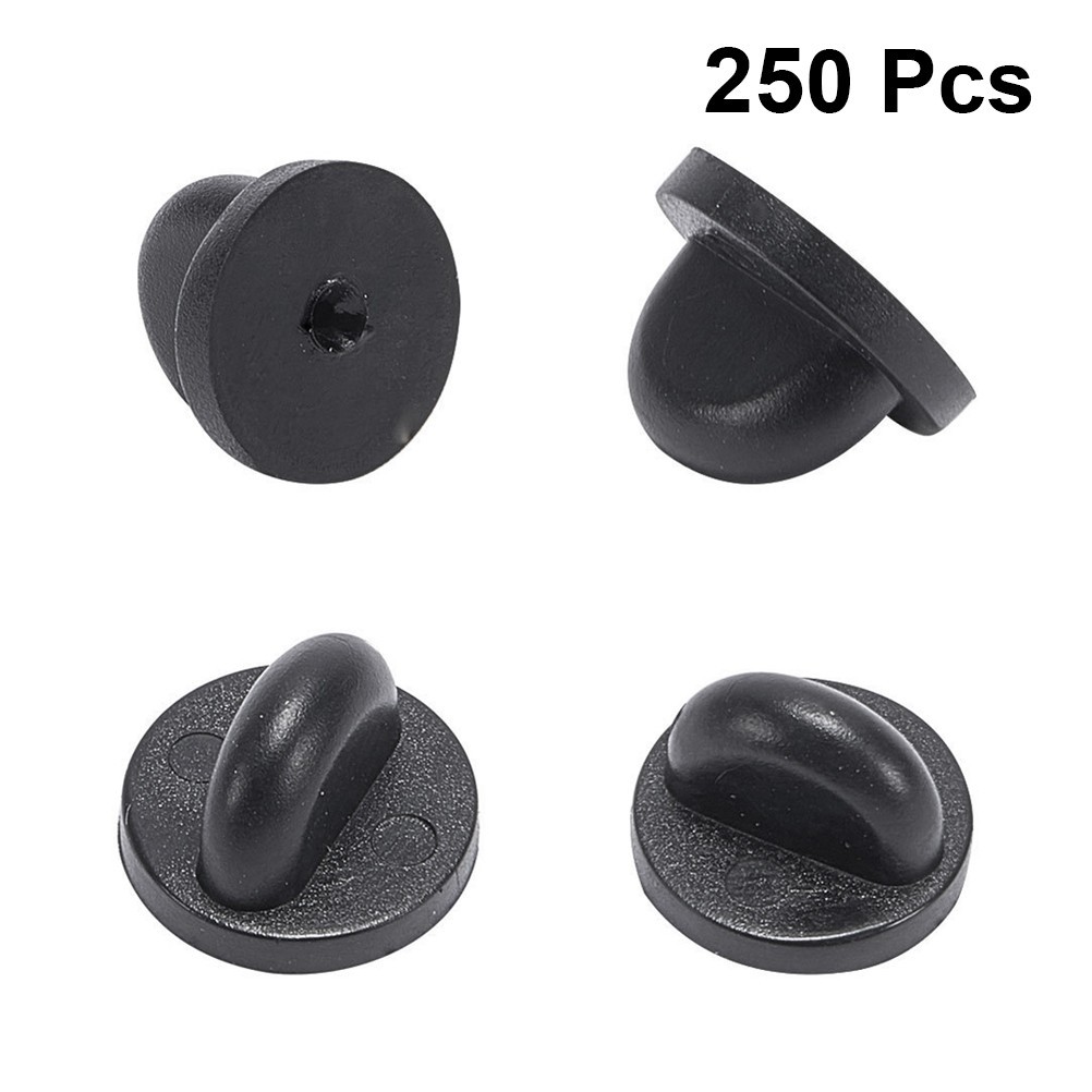 250Pcs Metal Pin Caps for Pin Clutch Backs Replacement Portable and Easy to Use