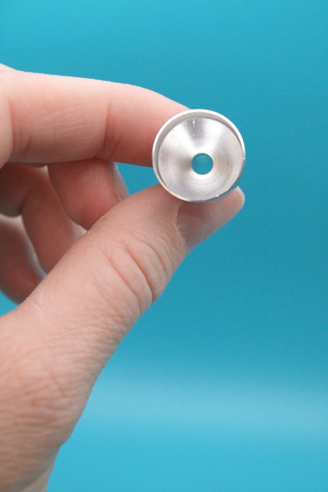 Aluminum Mini Funnel 2Pk for Filling Tiny Bottles, Essential Oils, Jewelry Charm