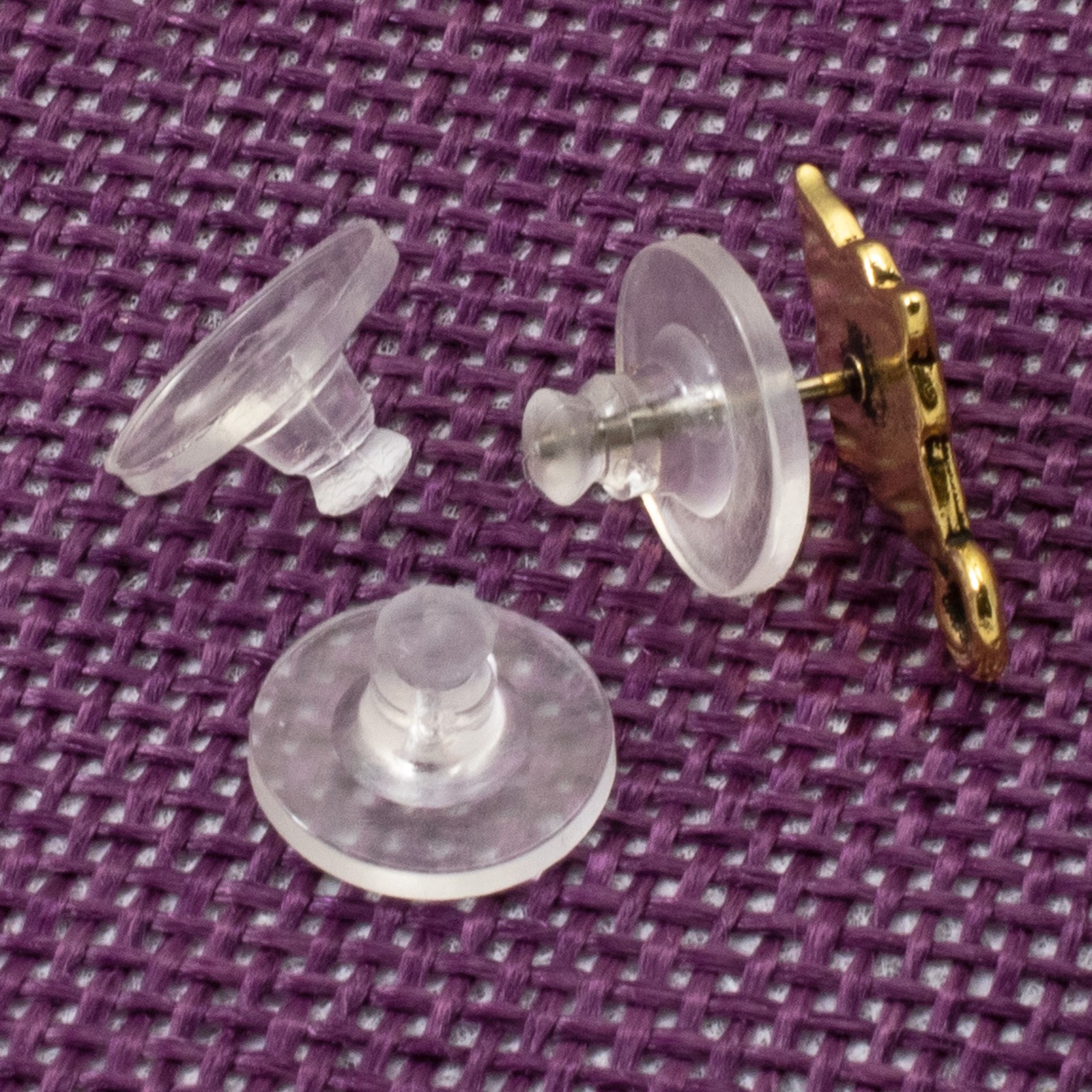 Silicone Earring Backs 20-Pack, Comfort Clutch Soft Support for Large Earrings