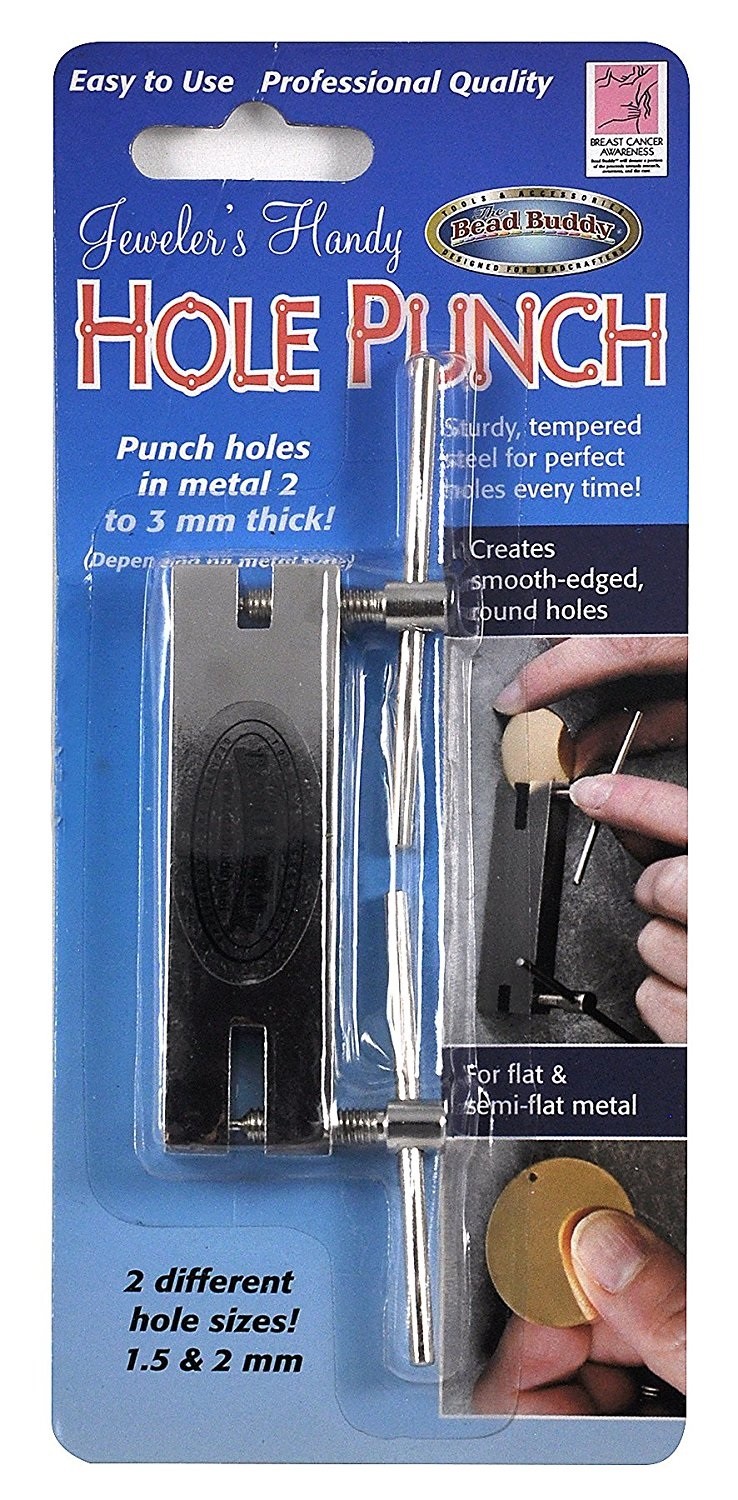 The Bead Buddy Jeweler’s Handy Hole Punch 1.5 & 2 mm