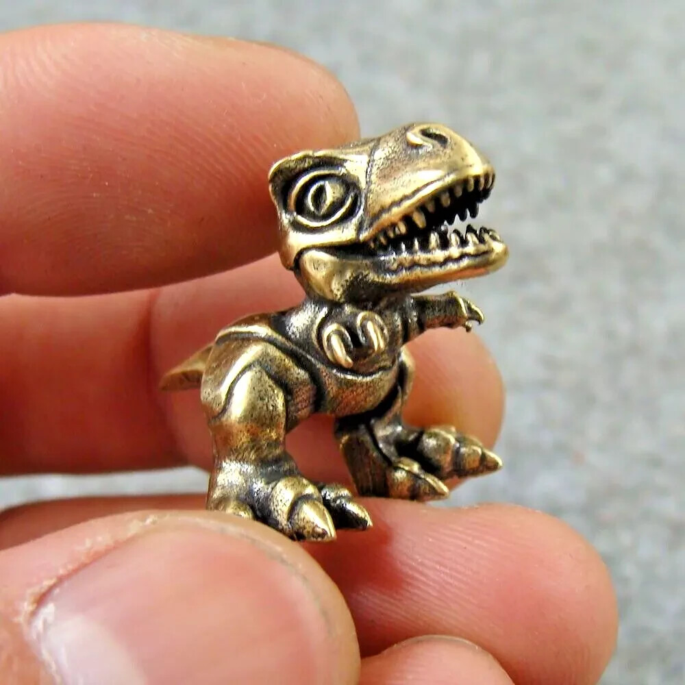 Brass Beads Dinosaur Shape Knife Tool Lanyard Bead Paracord Bracelet Beads