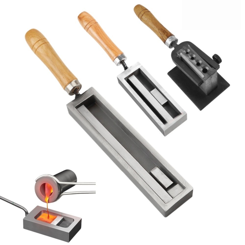 Metal smelting molds, gold, silver, and copper bar smelting molds, iron oil tank