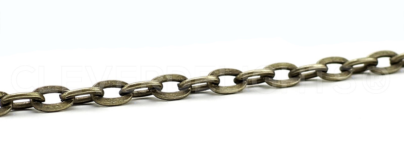 4x6mm Cable Chain – Antique Bronze Color – 100 Feet – Bulk Craft Chain Spool