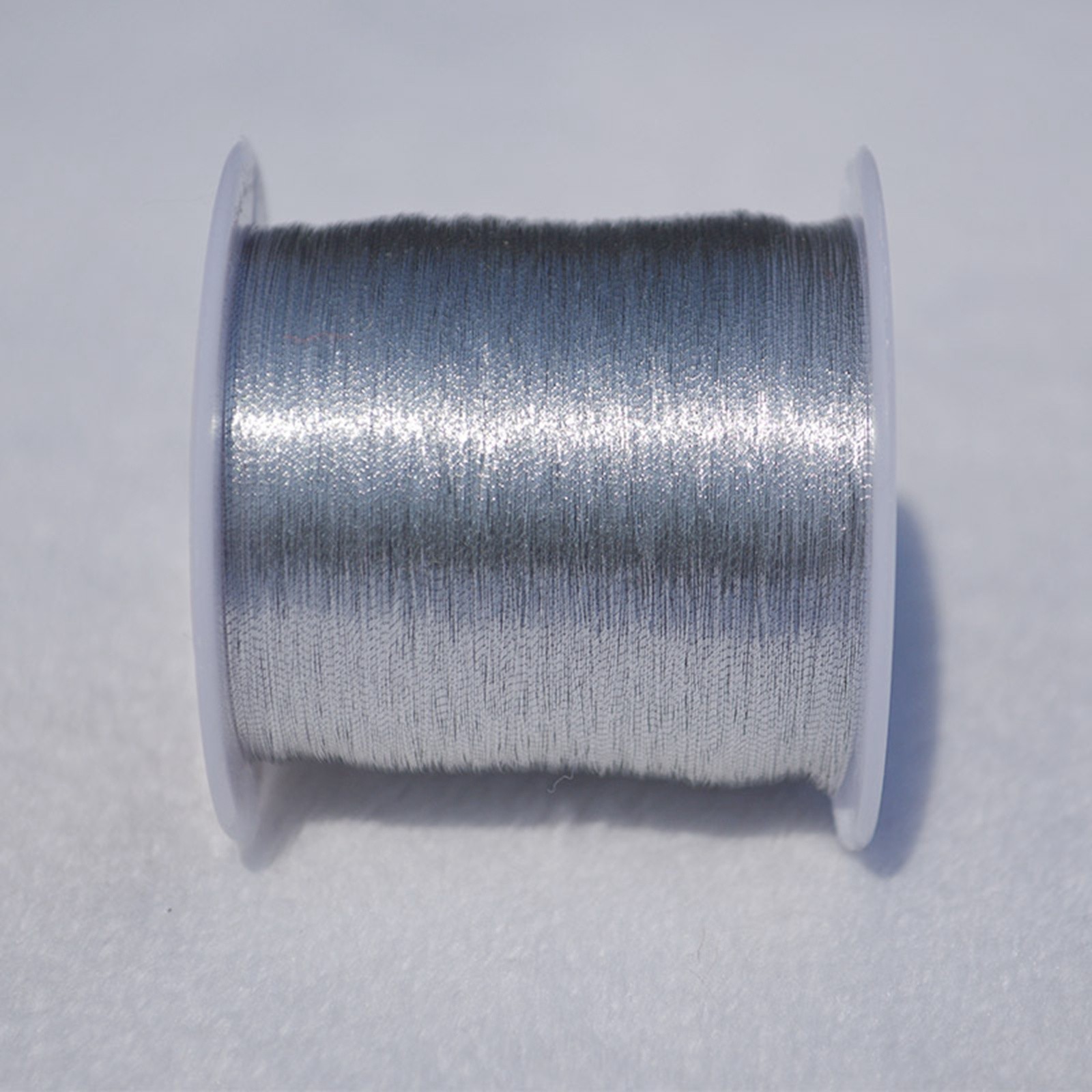 2 Spool Metallic Tinsel Cord Thread Beading Braided String Craft Jewelry