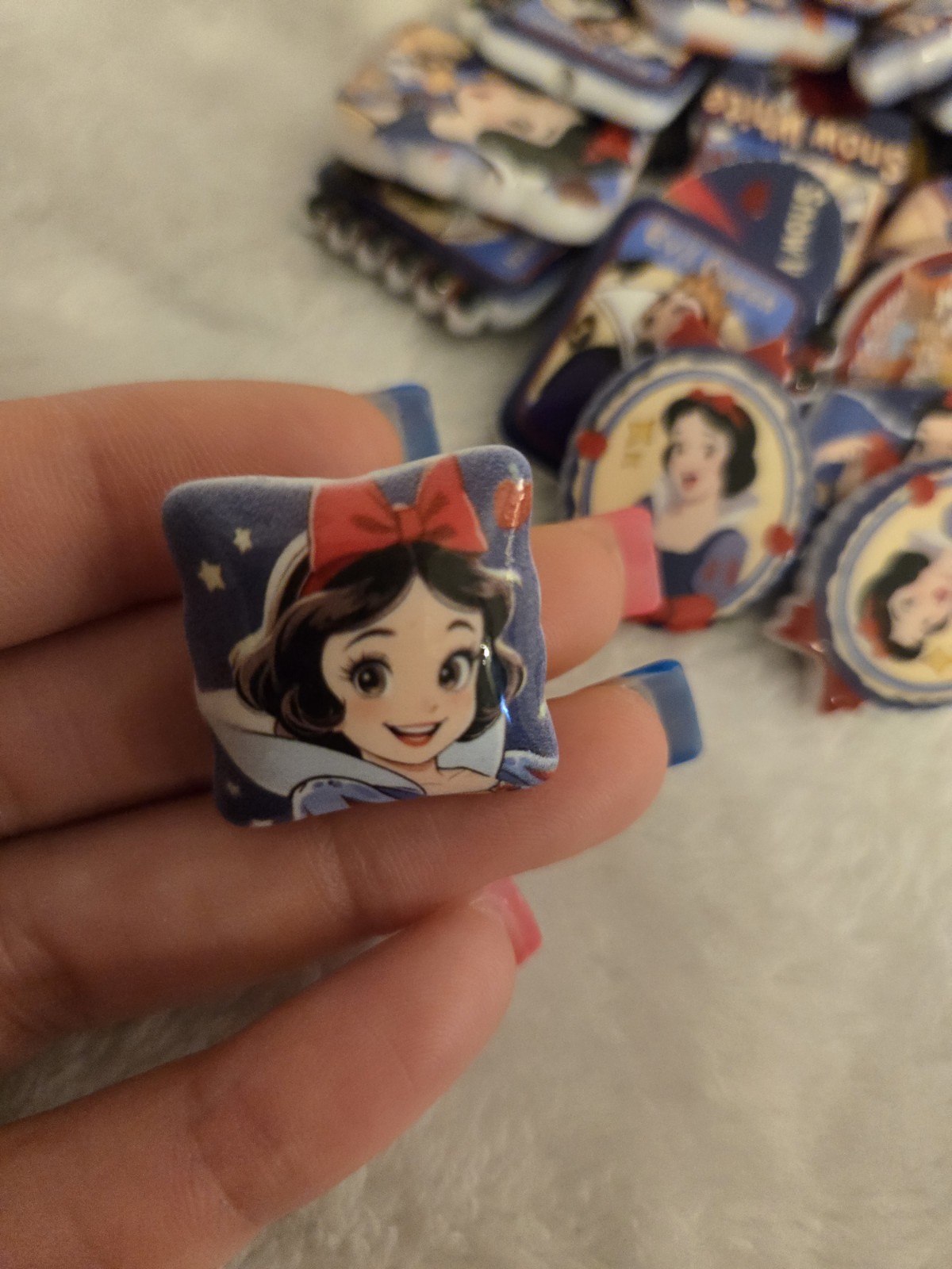 Snow White Acrylic Focal Beads for Beadable Pens Disney Princess