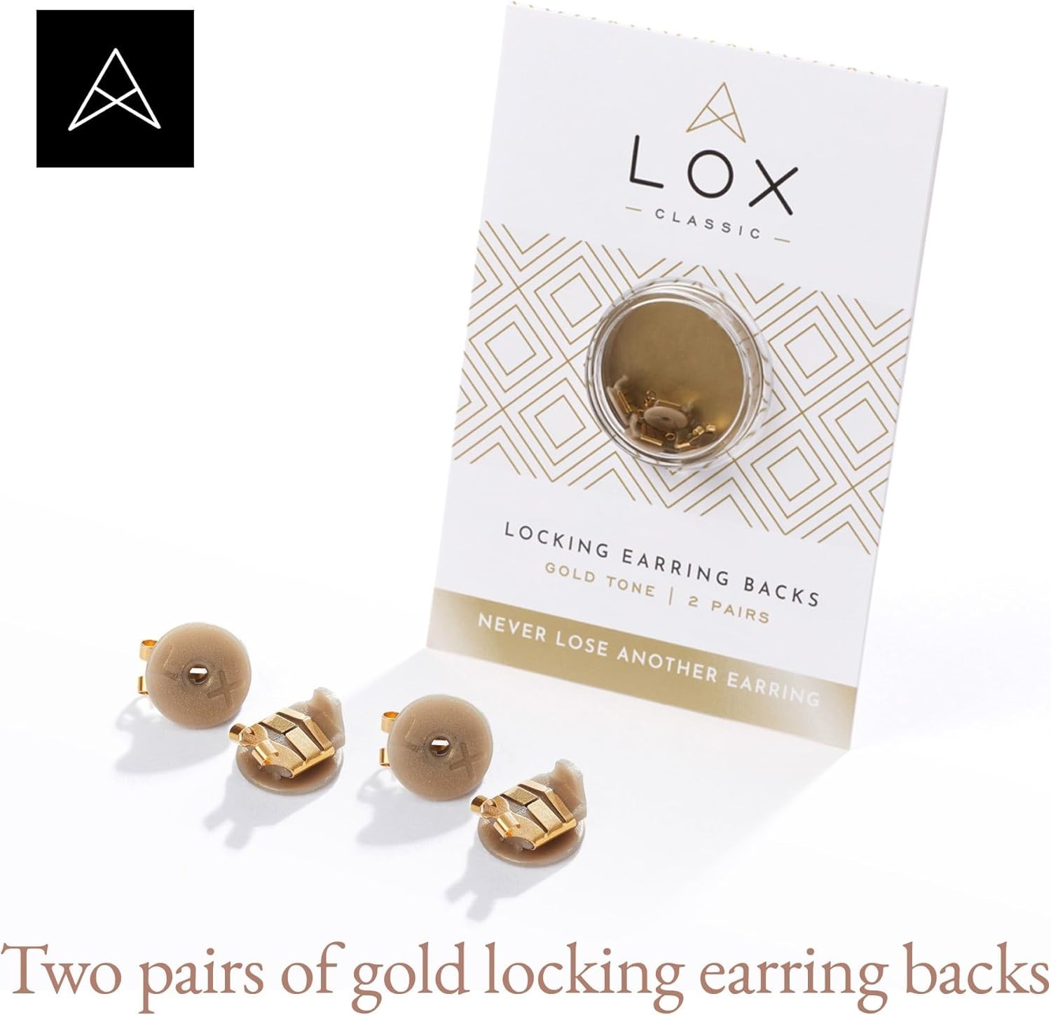 Easy-To-Use Earring Backs – Secure, Hypoallergenic