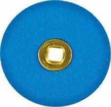 JSP®BRASS CENTER BLUE ZIRCONIA DISC 7/8″(21mm) fine grit box of 100
