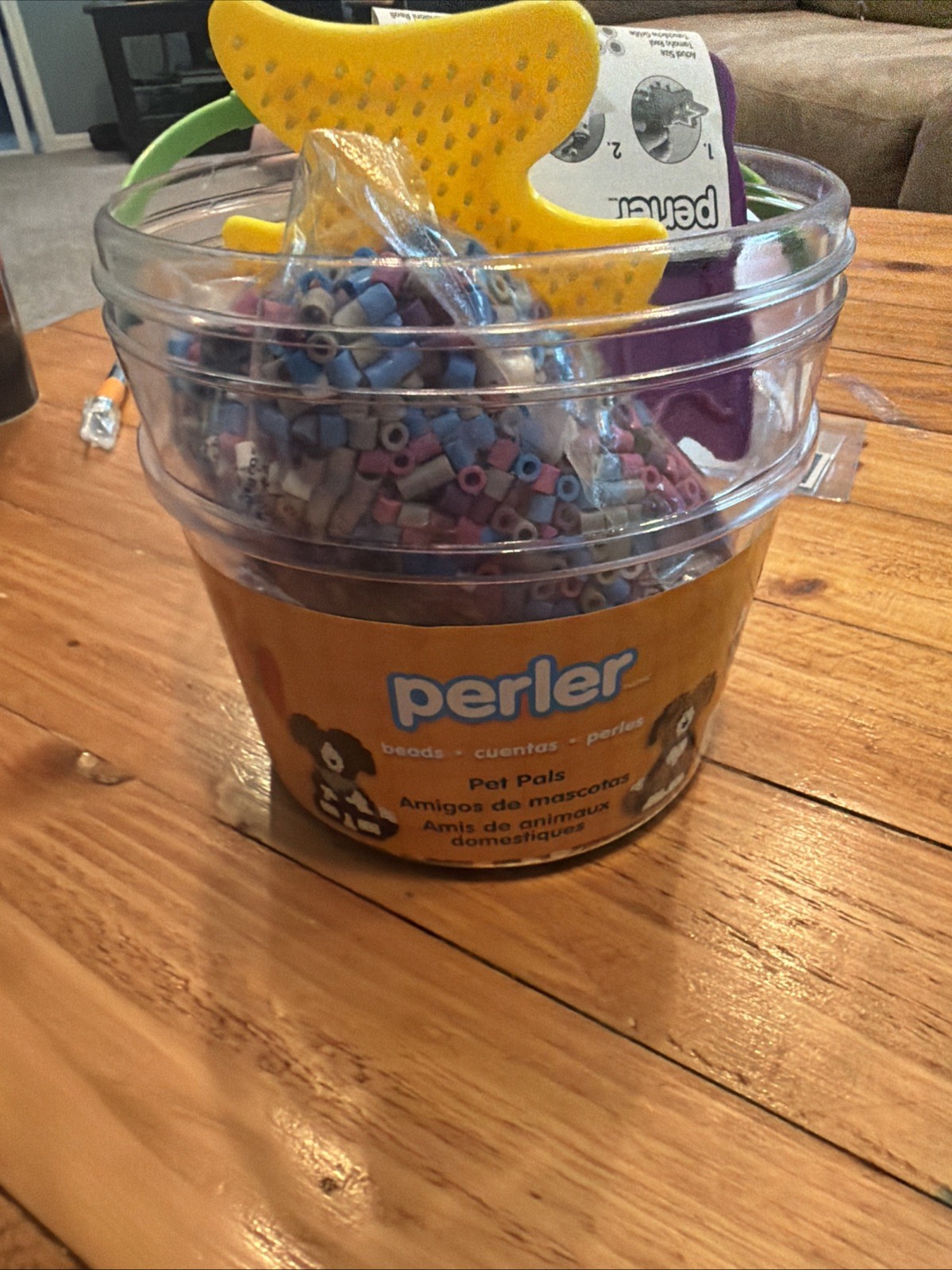 NEW– Perler Beads Pet Pals Assorted Fuse Bead Bucket, 8500 pcs