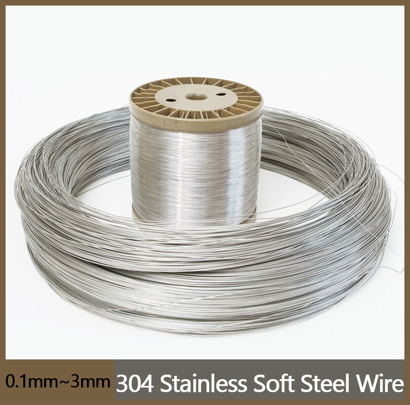 304 Stainless Steel Wire Soft Steel Wire Single Rustproof Durable Φ0.1mm~Φ3mm