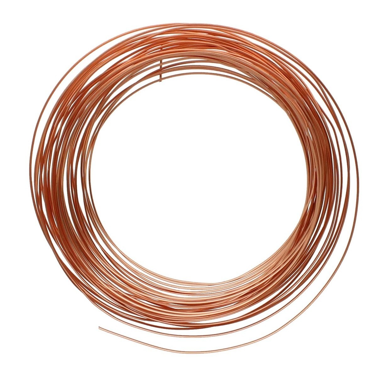 Wire, 7 Yards Copper 21 Gauge HALF Round Non Tarnish Wrapping Wire