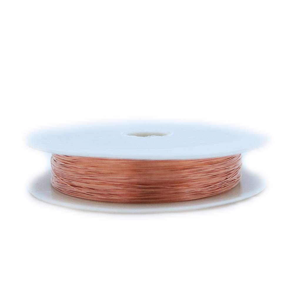 22 Gauge 99.9% Pure Copper Craft Wire Dead Soft Half Round 100ft USA