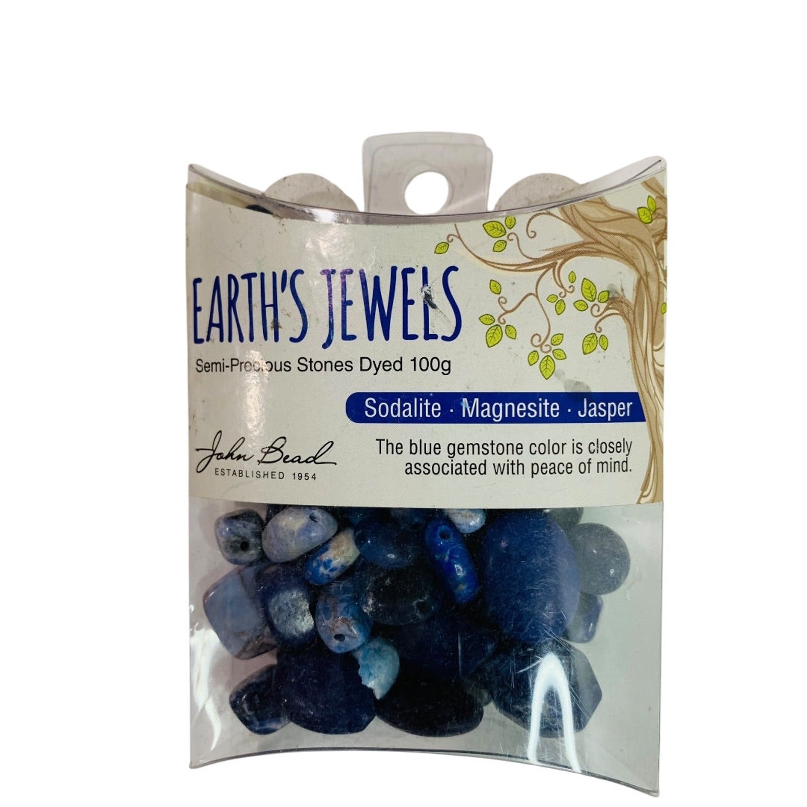 Earths Jewels 3 Packs Beads Sodalite Turquoise Green Magnesite Peach Aventurine