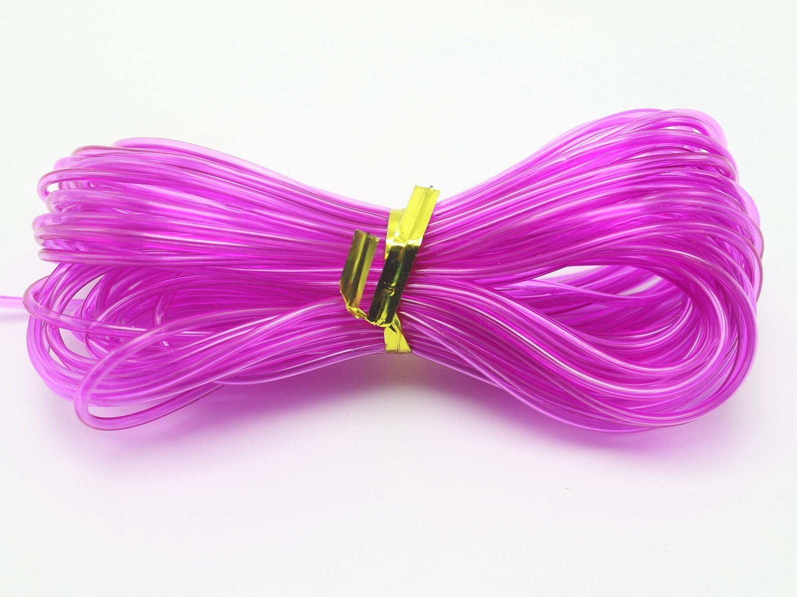 11 Yards Transparent 2mm Hollow Tubing Jewelry Cord Cover Memory Wire Craft DIY