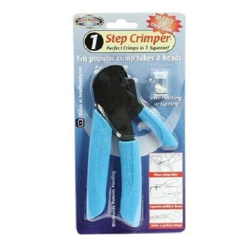 The Bead Buddy 1 Step Crimper One Squeeze Crimp Tool + 50 Free 2mm Crimp Tubes