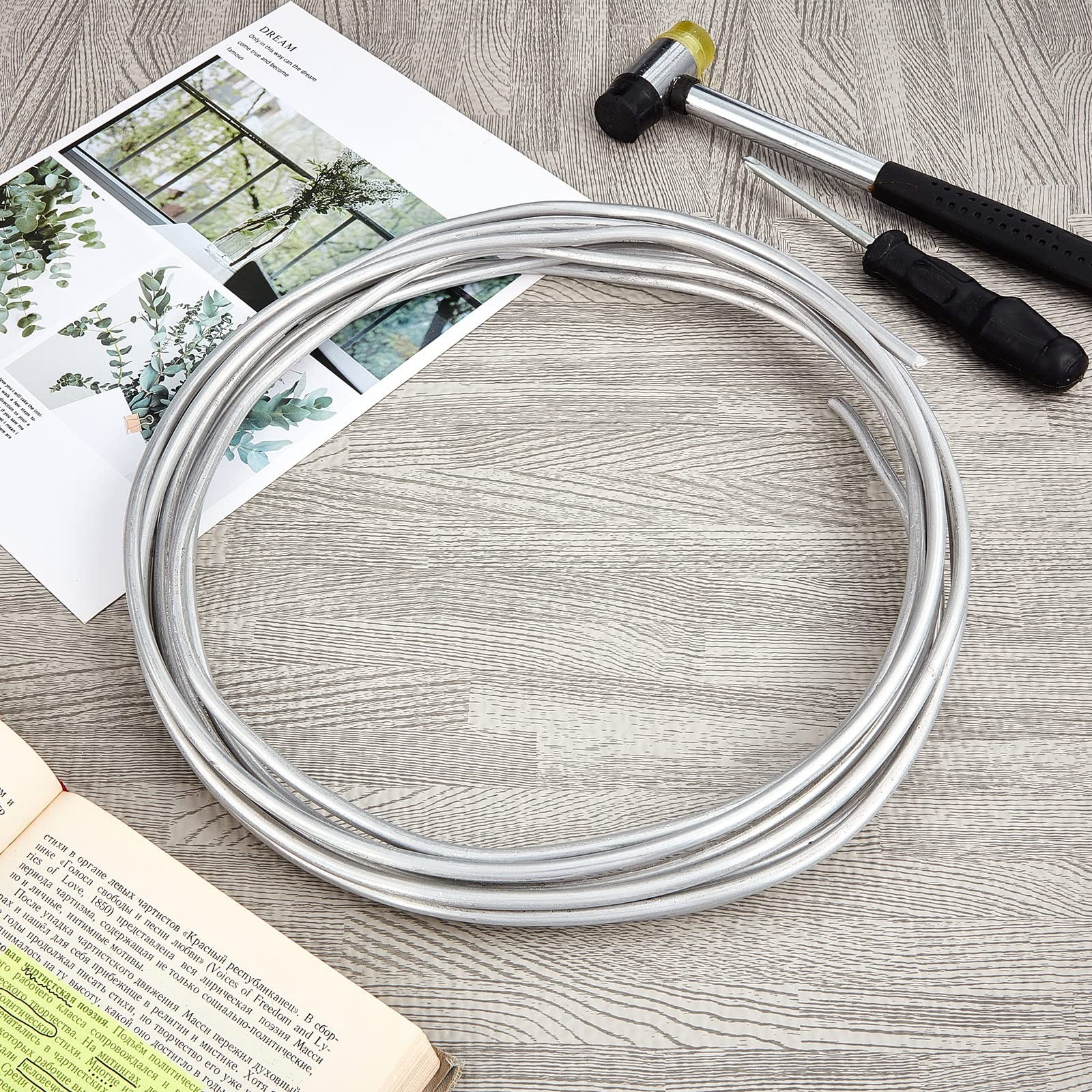 Aluminum Armature Wire 1/4 Diameter 20 Ft Bendable Sculpting Craft Wire