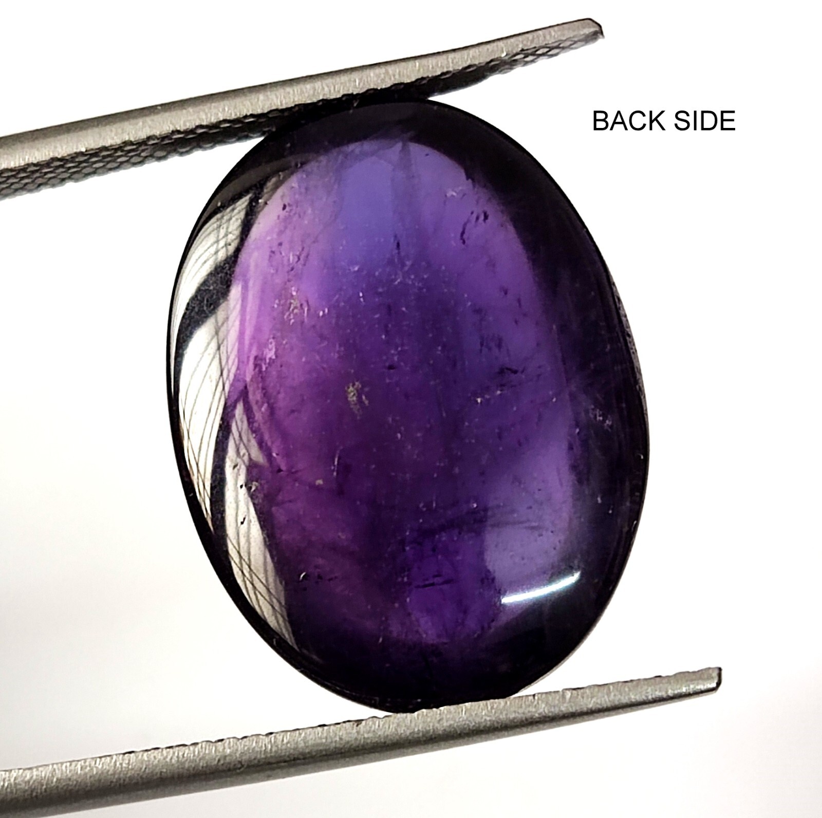 18.00 CARAT NATURAL AFRICAN AMETHYST CABOCHON 15X20 MM OVAL UNTREATED GEMSTONE