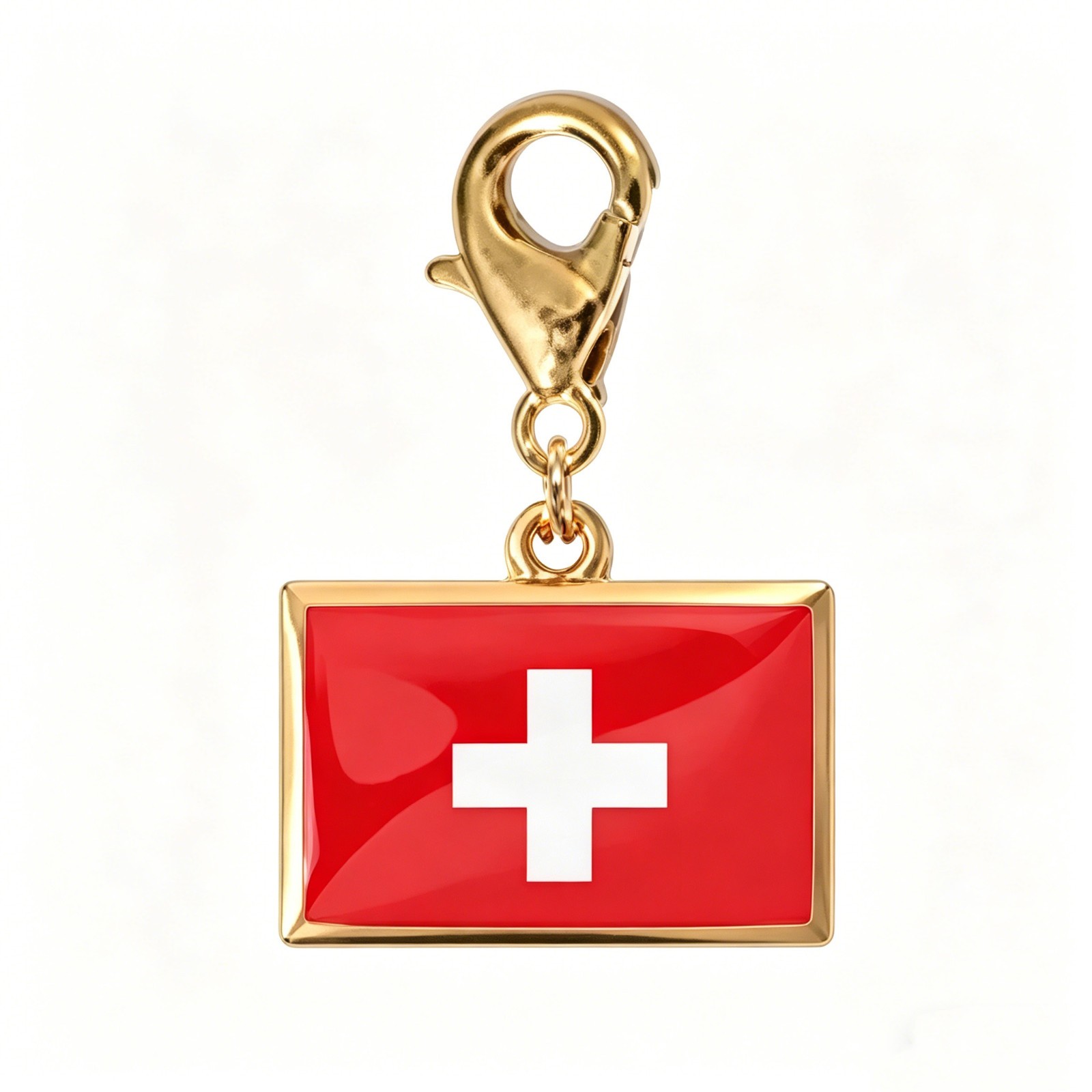Stainless Steel DIY accessories Custom 6.6mm*10mm National Country Flags Charms