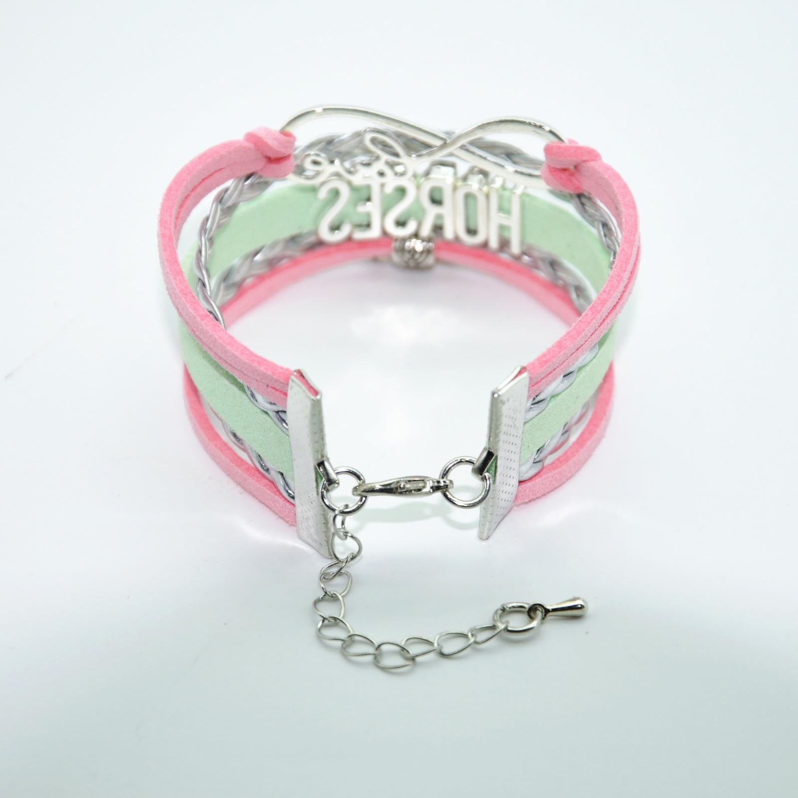 Horse Bracelet – Infinity Love Horman Charm Bracelet For Adult Horse Lover, Ride