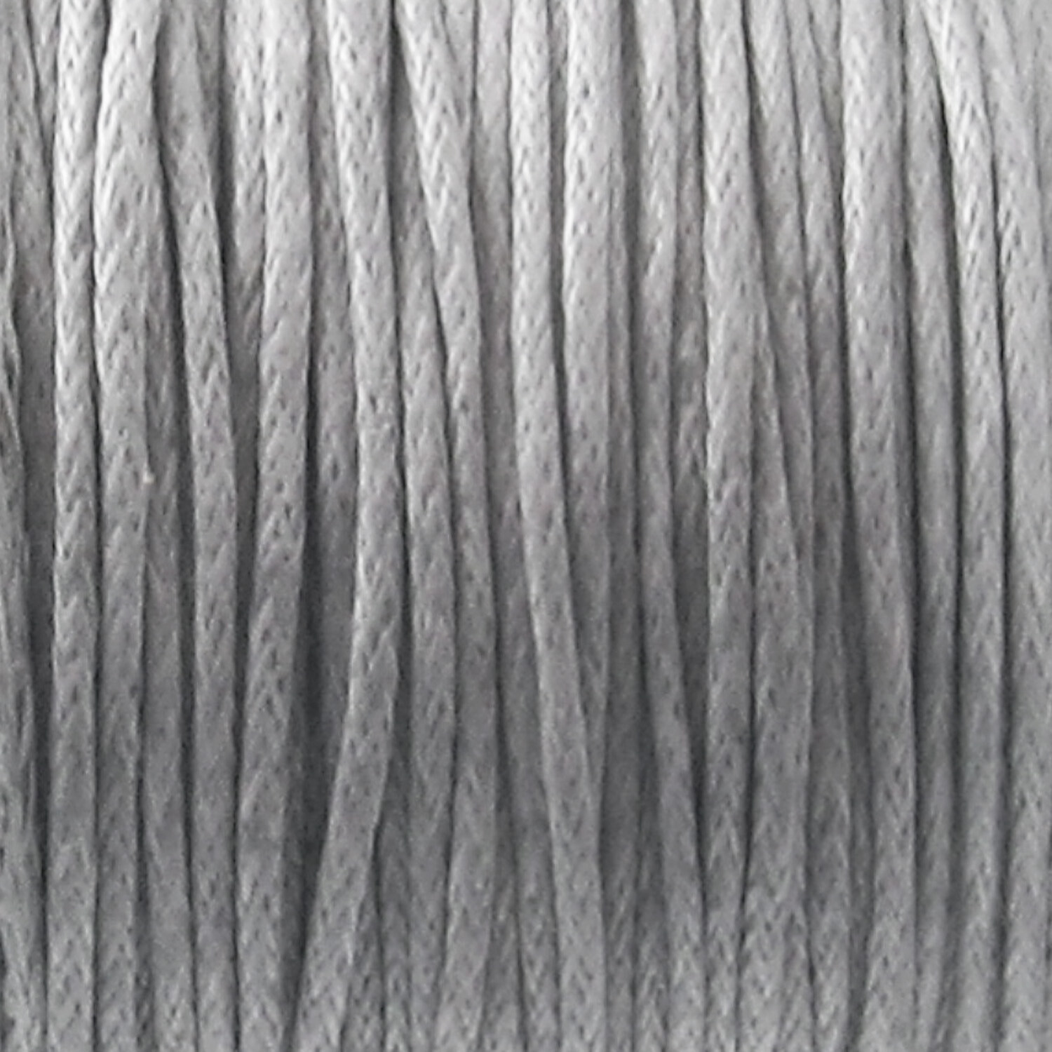 Light Gray 1mm Waxed Cotton Cord, 70 Meters, Macrame, Beading String