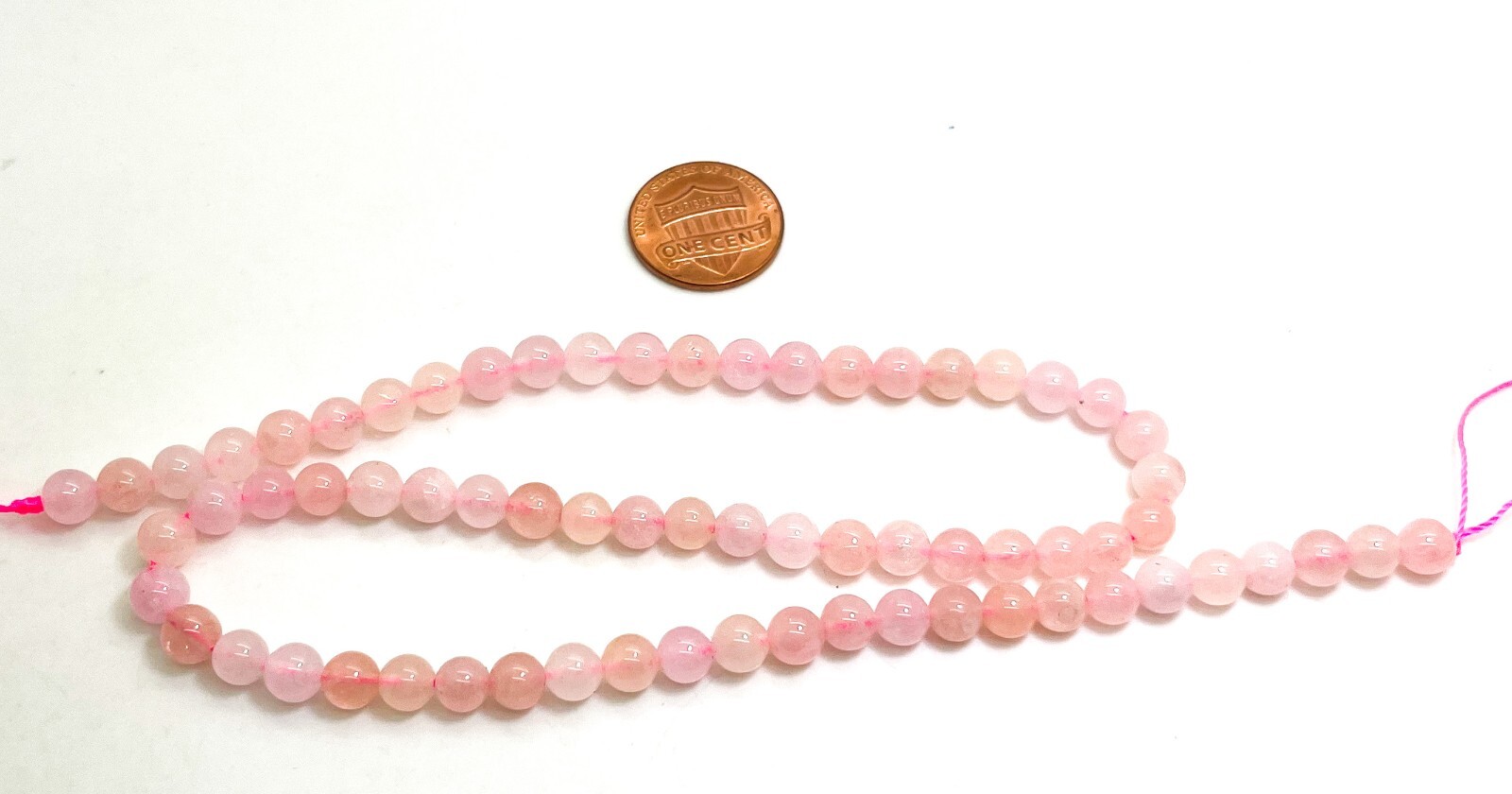 AAA High Quality Natural Pink Morganite Smooth Round Gemstone Beads RN192
