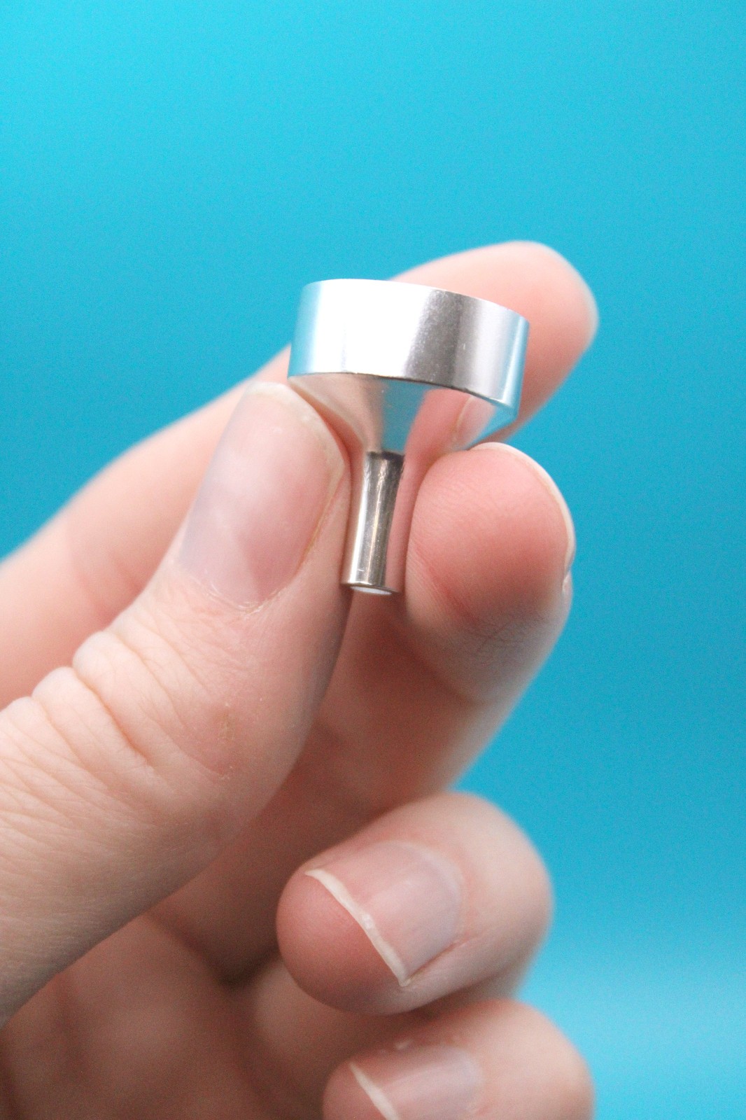 Aluminum Mini Funnel 2Pk for Filling Tiny Bottles, Essential Oils, Jewelry Charm