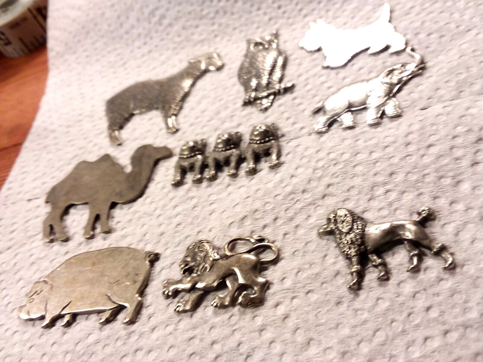 Jewelry Finding:9PCS Stampings and Cuts Silver Tone Findings 02-01-2025