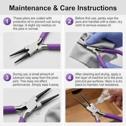 pcs Mini Jewelry Pliers Tools Set for Jewelry Making & Repair Supplies – 4